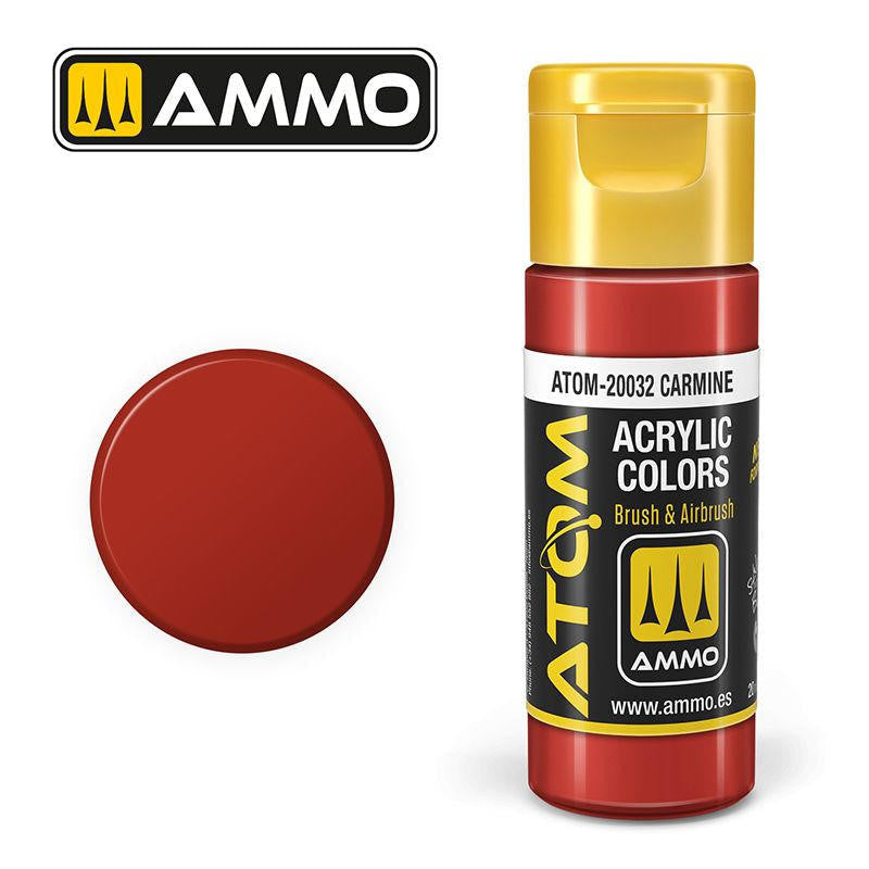 MiG Ammo ATOM COLOR Carmine (20032)